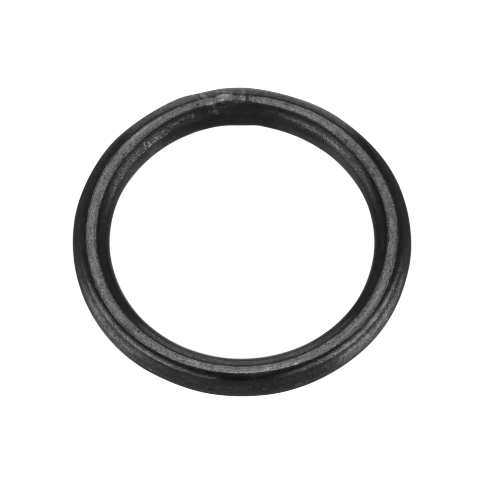 HS Sprenger Ring RVS Zwart 20 mm gelast 3 mm