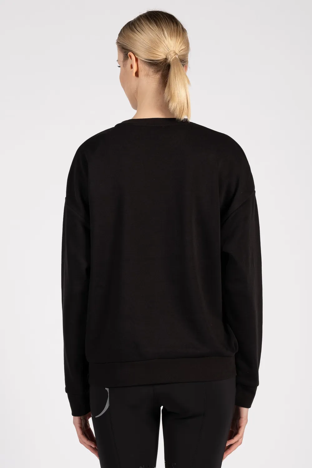 Vestrum Nivelles sweater dames zwart katoen oversized