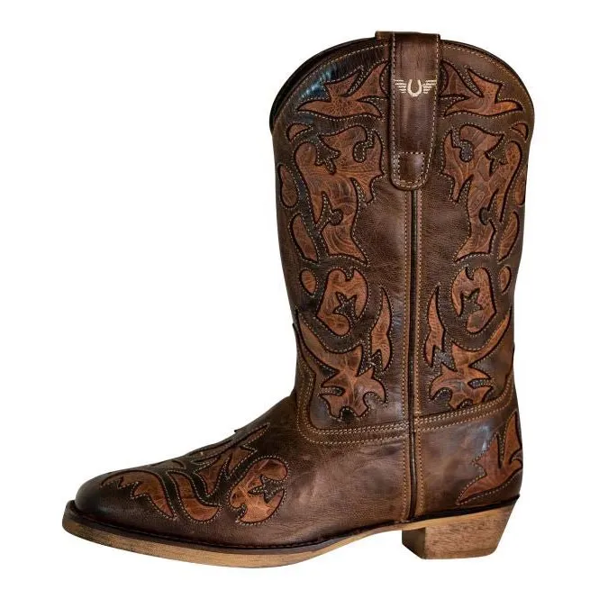 TuffRider Jackson western laarzen bruin leer dames