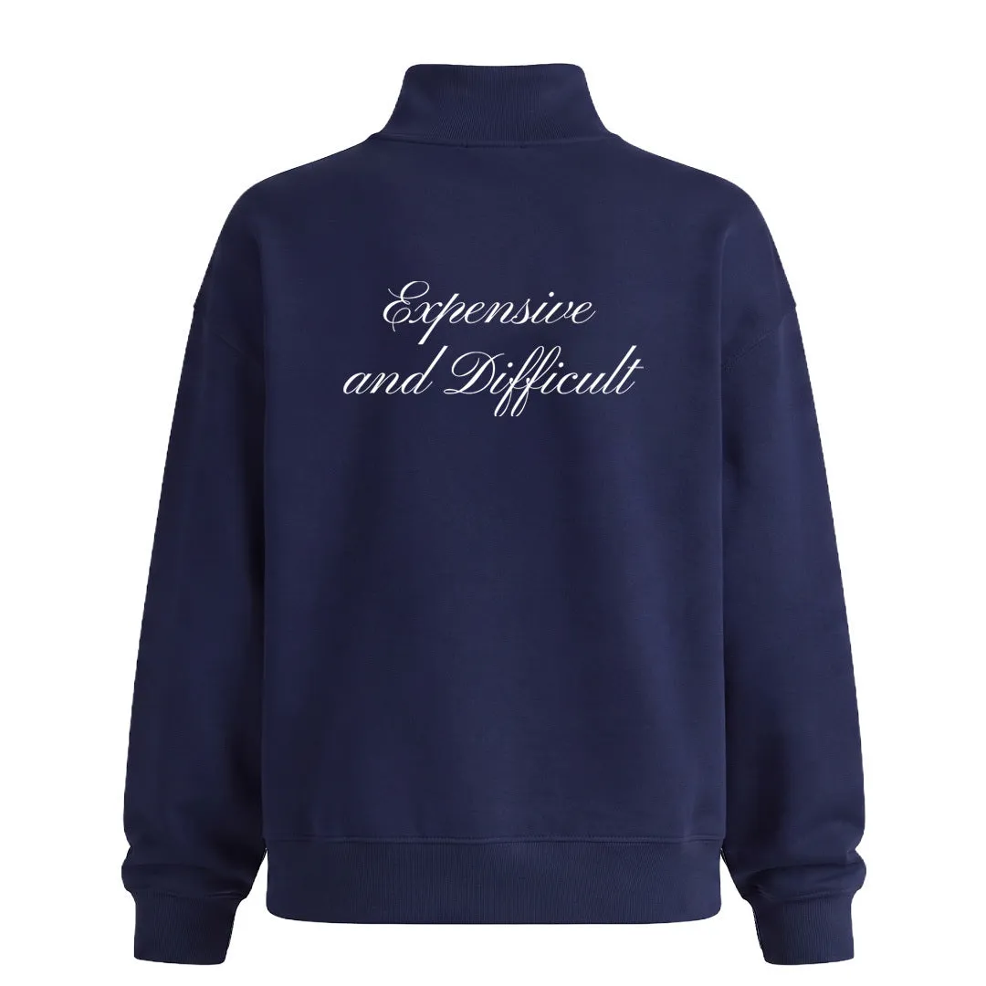 Dapplebay Expensive Difficult mockneck trui wit katoen