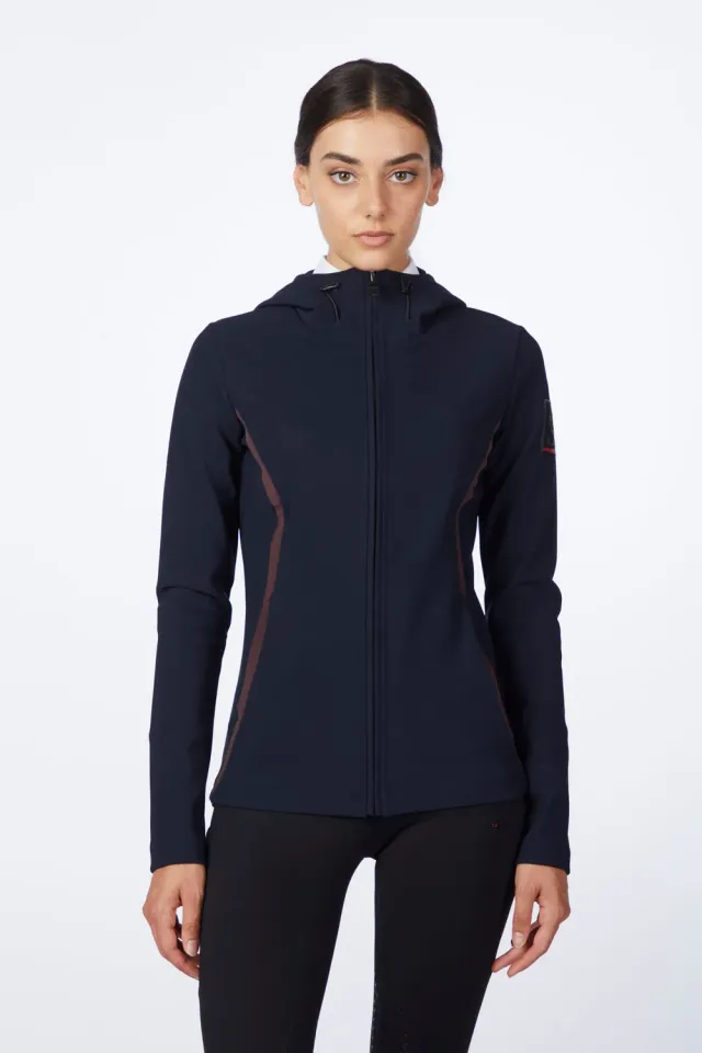 Vestrum Cassiopea dames hoodie technisch zwart