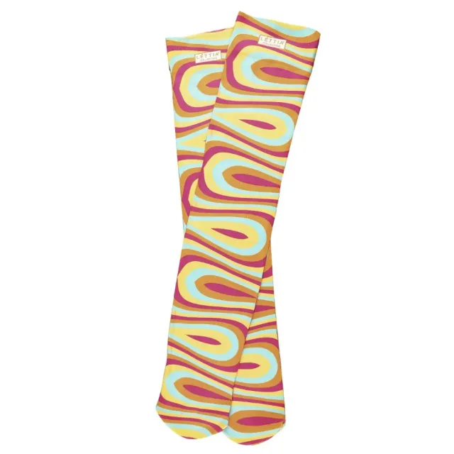 Lettia Groovy bootsokken one size groovy print