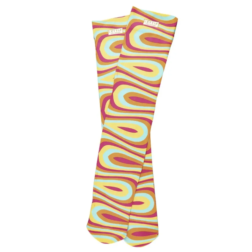 Lettia Groovy bootsokken one size groovy print
