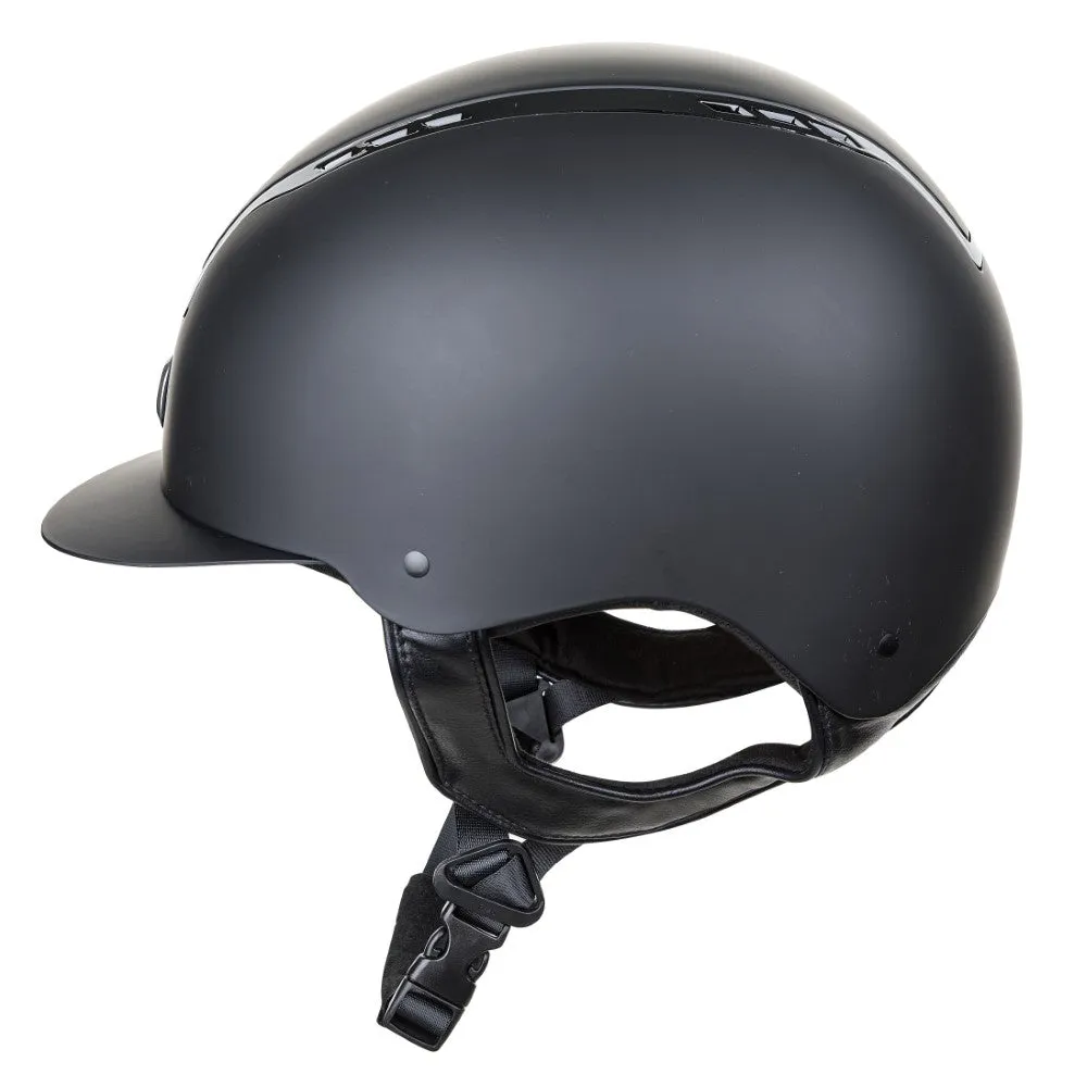 TuffRider Essential rijhelm navy mat ventilerend
