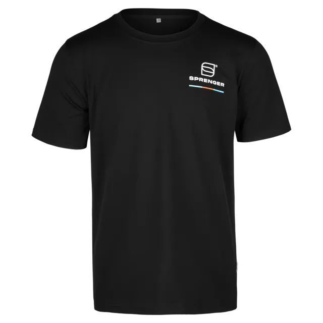 HS Sprenger Signature T-shirt heren zwart unisex