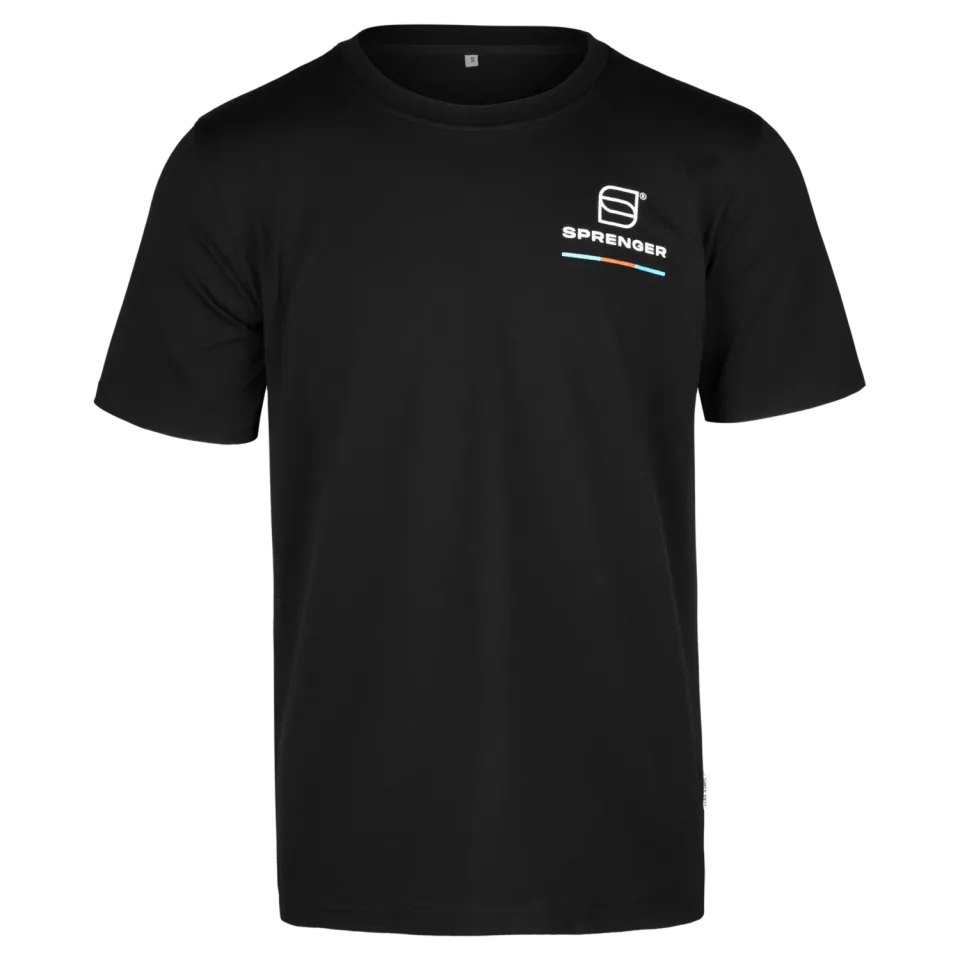HS Sprenger Signature T-shirt heren zwart unisex