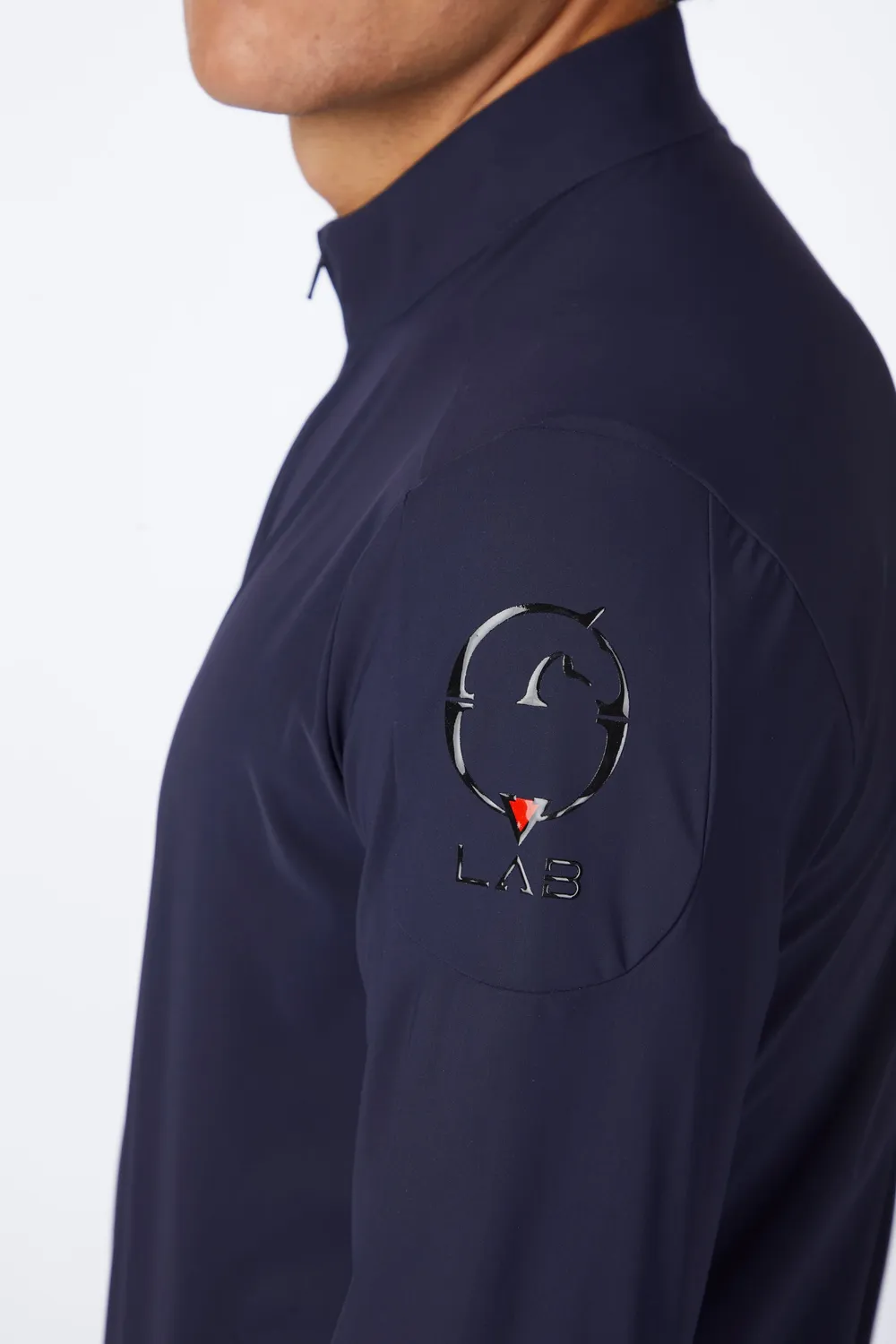 Vestrum Alkes trainingsshirt heren navy rits duurzame