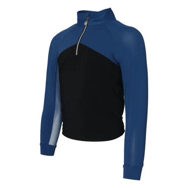 Dapplebay Lady Kid 1/4 rijshirt navy/black koel