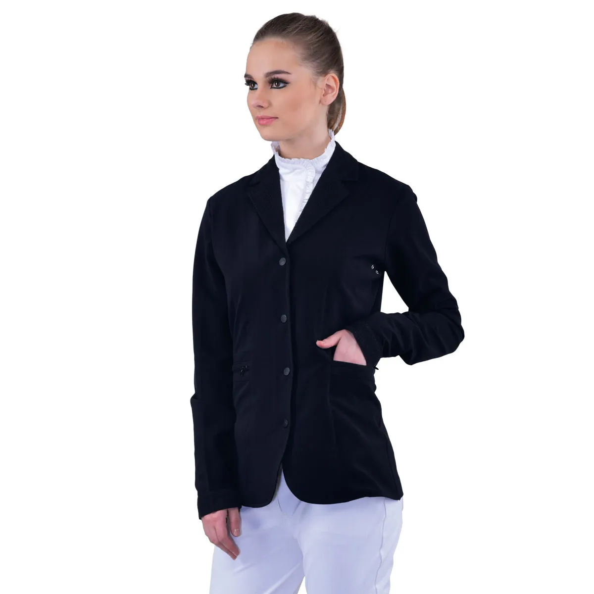 Equine Couture Oslo dames wedstrijdjasje charcoal stretch