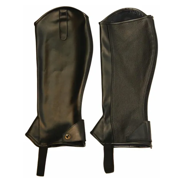 TuffRider Micro Touch halve chaps zwart L stretch