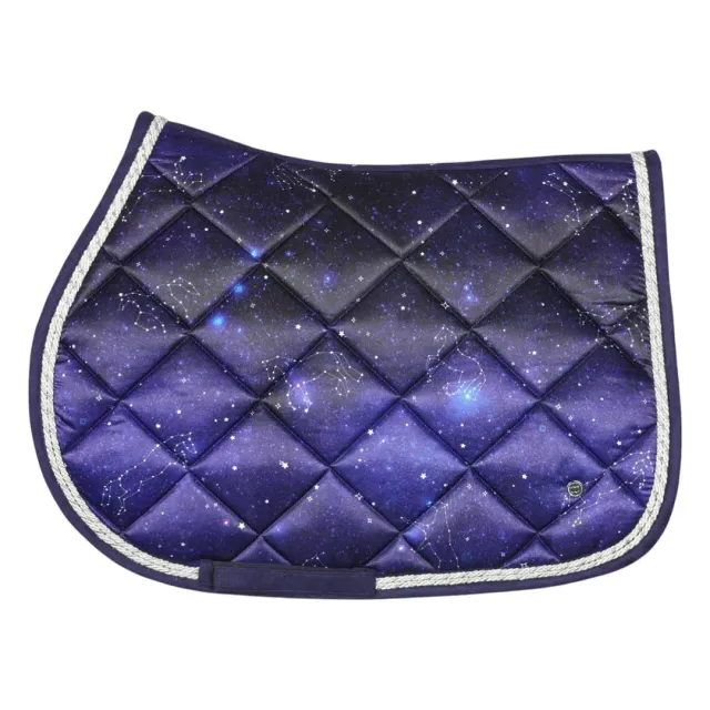 Dapplebay Constellation zadeldekje pony navy/multi antislip