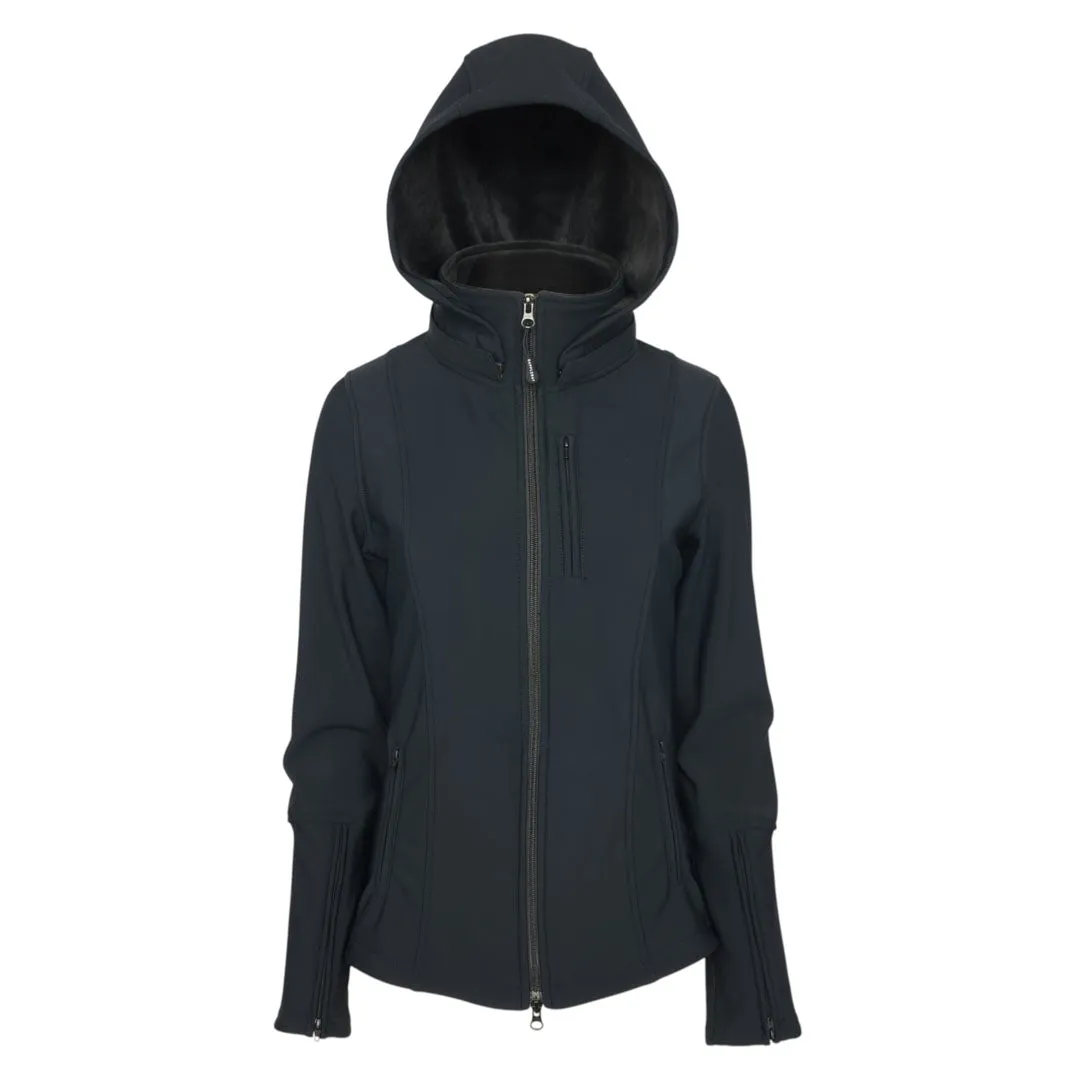 Dapplebay Everyday softshell jas navy fleece afneembare kap