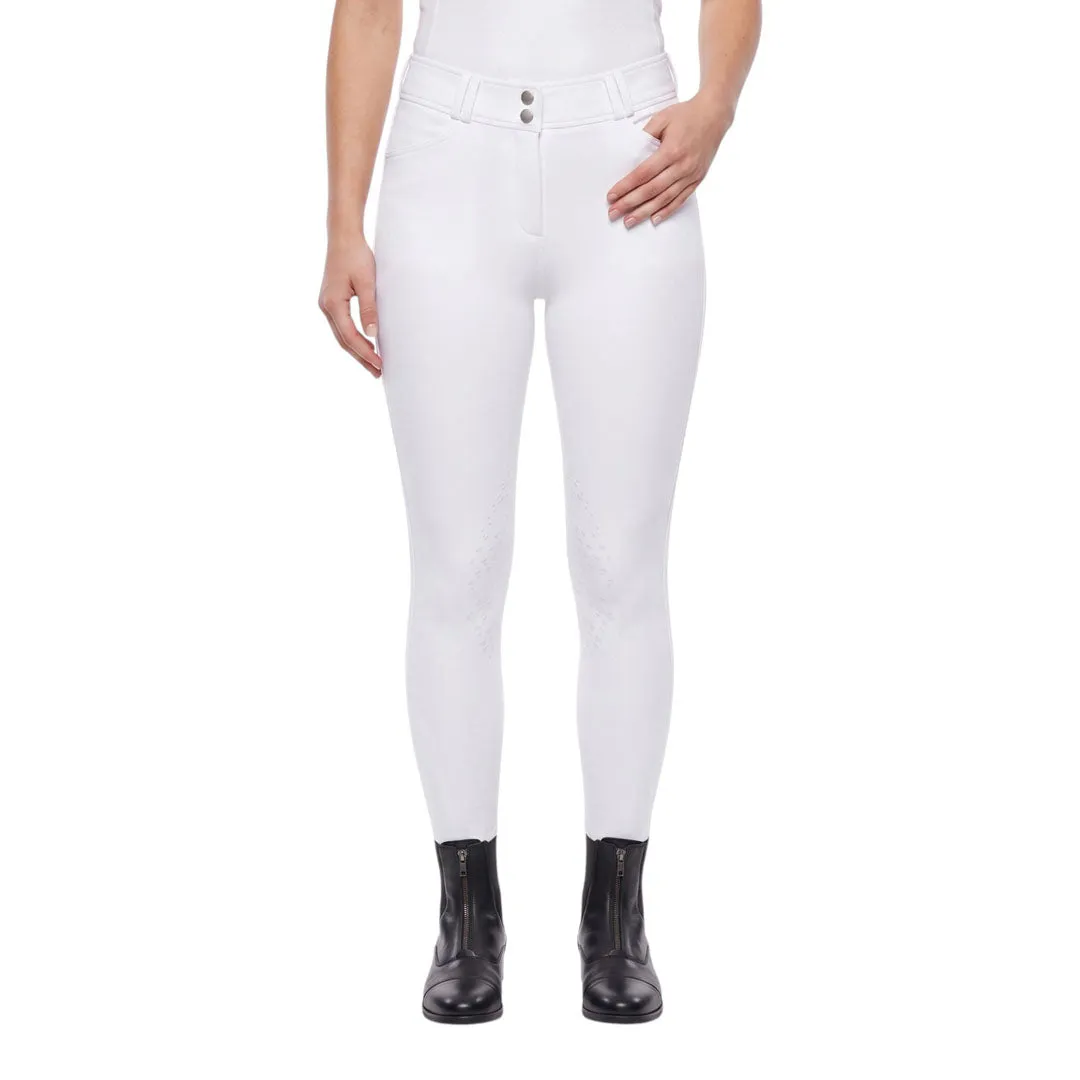Equine Couture Dalton Tech Nova rijbroek kniegrip wit 30