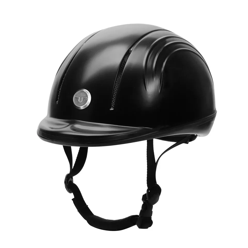 TuffRider Starter Basic Rijhelm Zwart Ventilerend