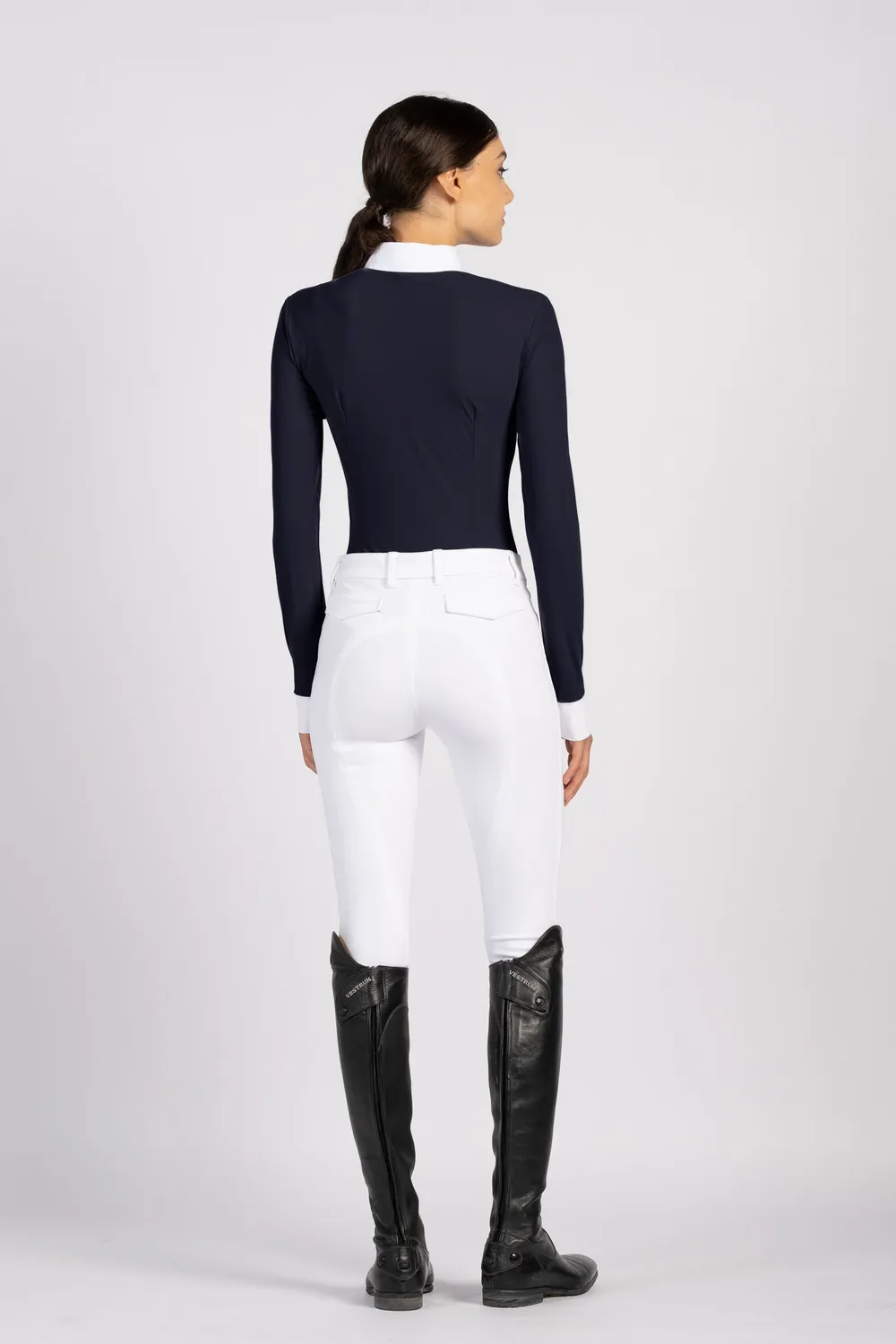 Vestrum Chengdu wedstrijdshirt dames strass wit