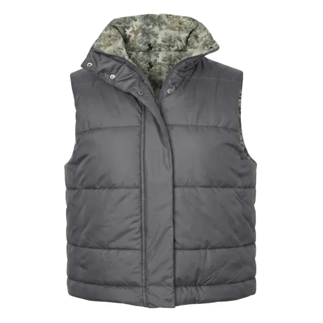 Dapplebay Reversible Puffer bodywarmer graphite omkeerbaar
