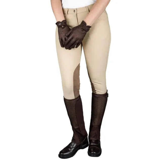 TuffRider Double Up Air Mesh chaps set Mocha