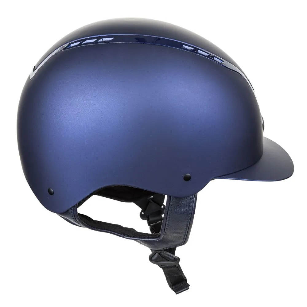 TuffRider Essential rijhelm navy mat ventilerend