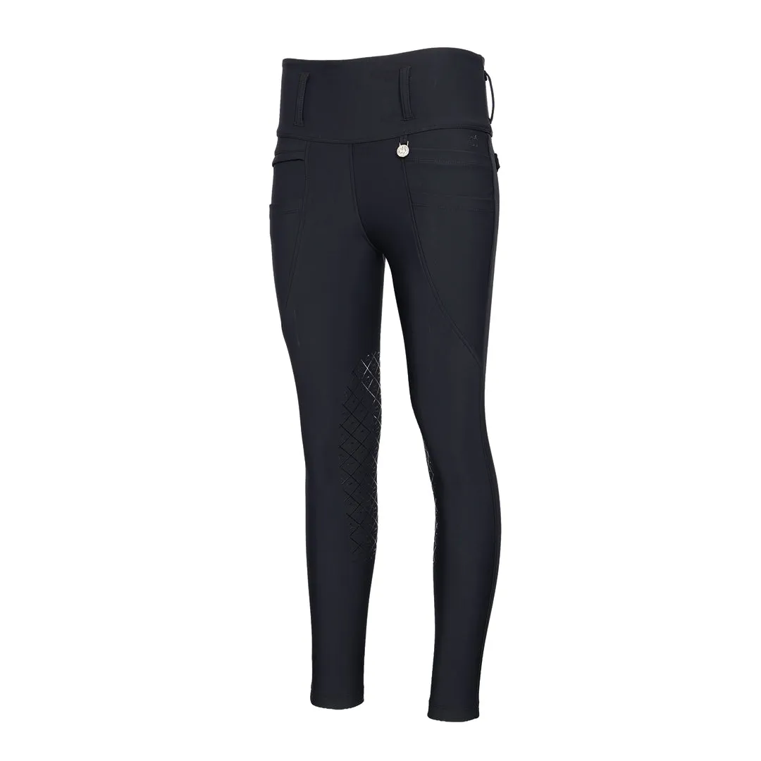 Dapplebay Winter Essential rijlegging zwart siliconen knie winddicht