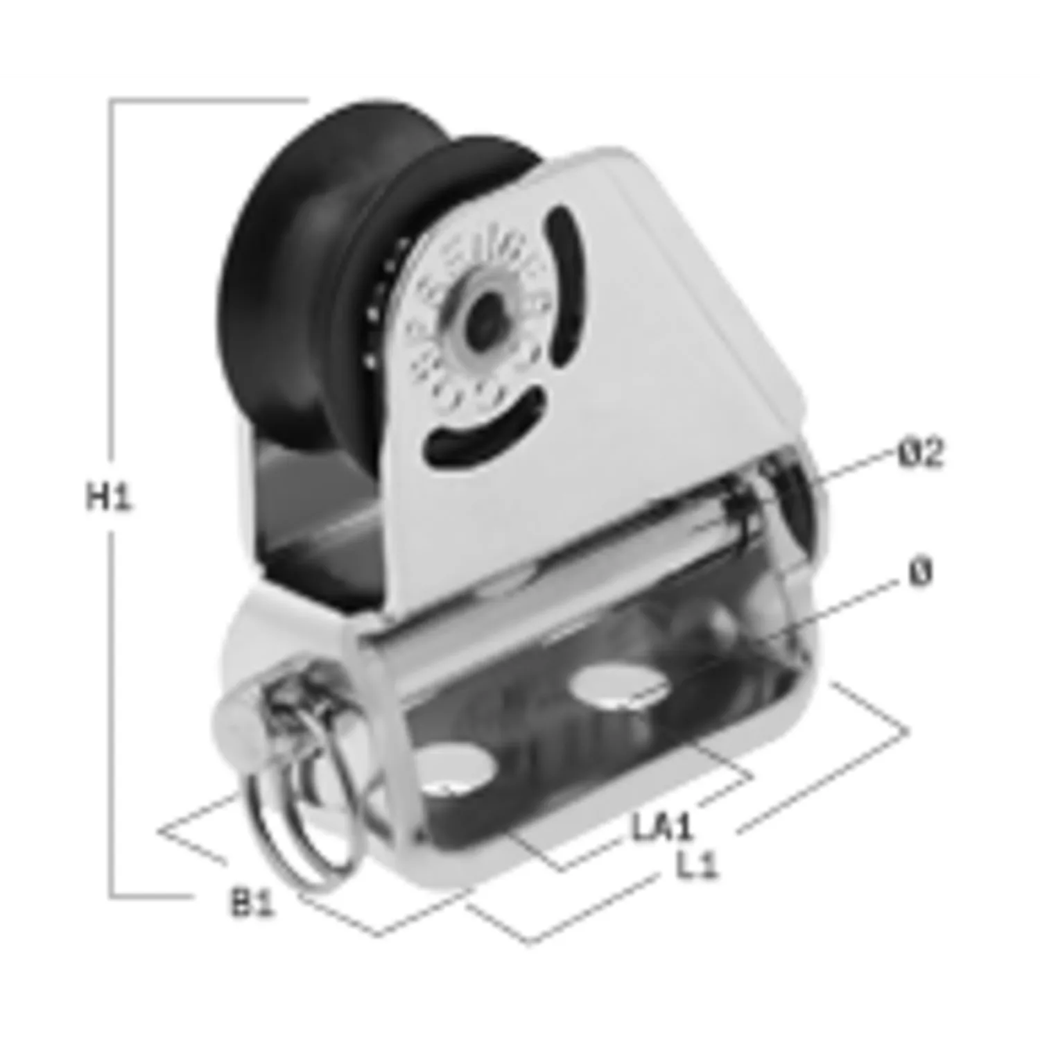 HS Sprenger Micro XS staand blok 6 mm kantelbaar