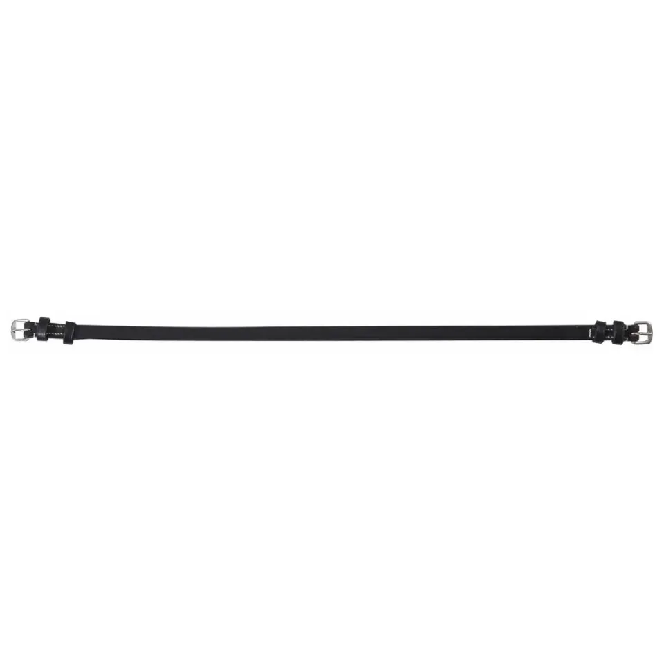 Henri de Rivel Throat Latch keelriem zwart oversize