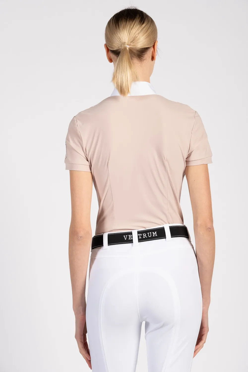 Vestrum Cesena wedstrijdshirt dames wit contrast kraag