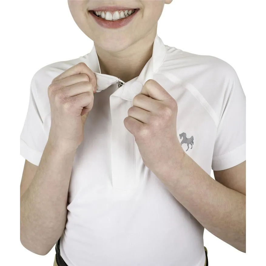 Equine Couture Magda wedstrijdshirt wit kind