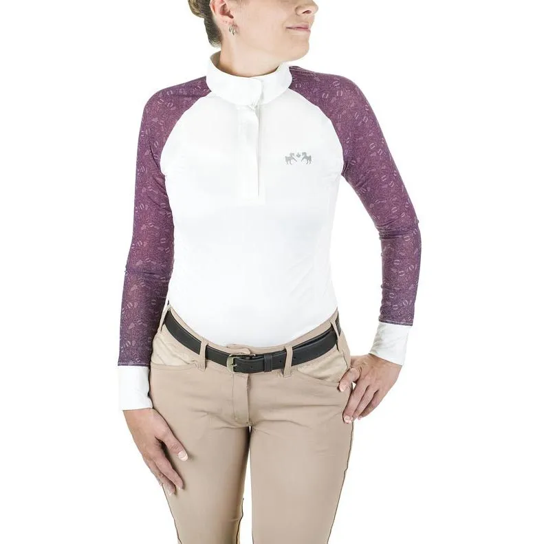 Equine Couture Smyrna showshirt lange mouw Daisy UV