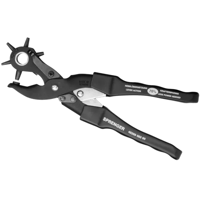 Herm Sprenger Power 4525900200 gaatjestang leer 70% kracht