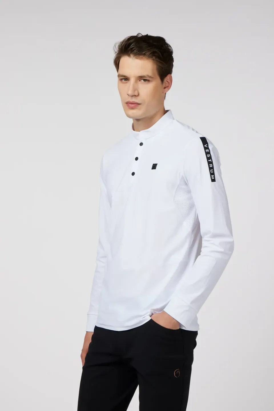 Vestrum Montesilvano trainingsshirt lange mouw heren col