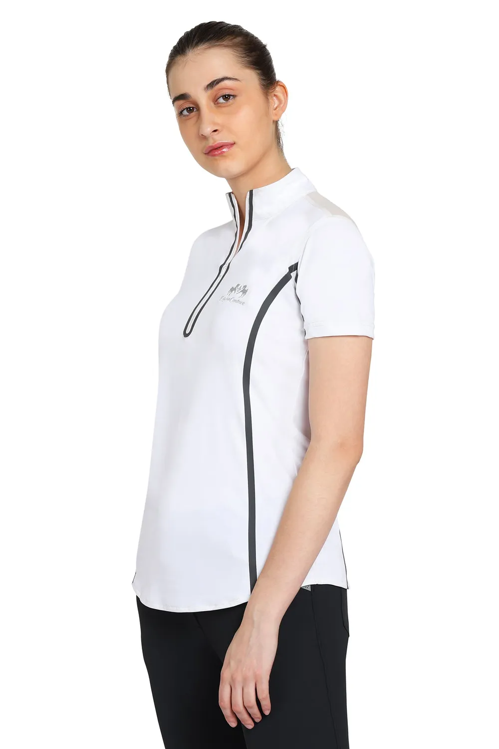Equine Couture Ibiza sportshirt dames wit zwart XL UV