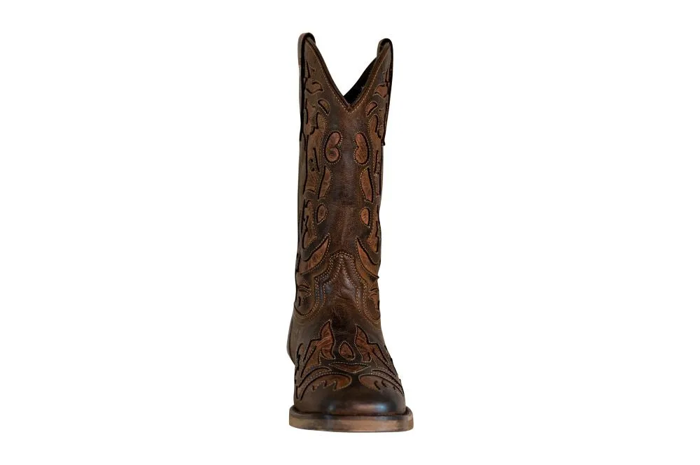 TuffRider Jackson western laarzen bruin leer dames