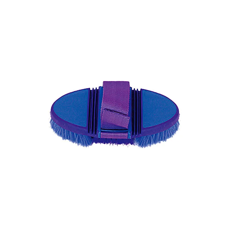 TuffRider Flex poetsborstel roze-zwart flexzones