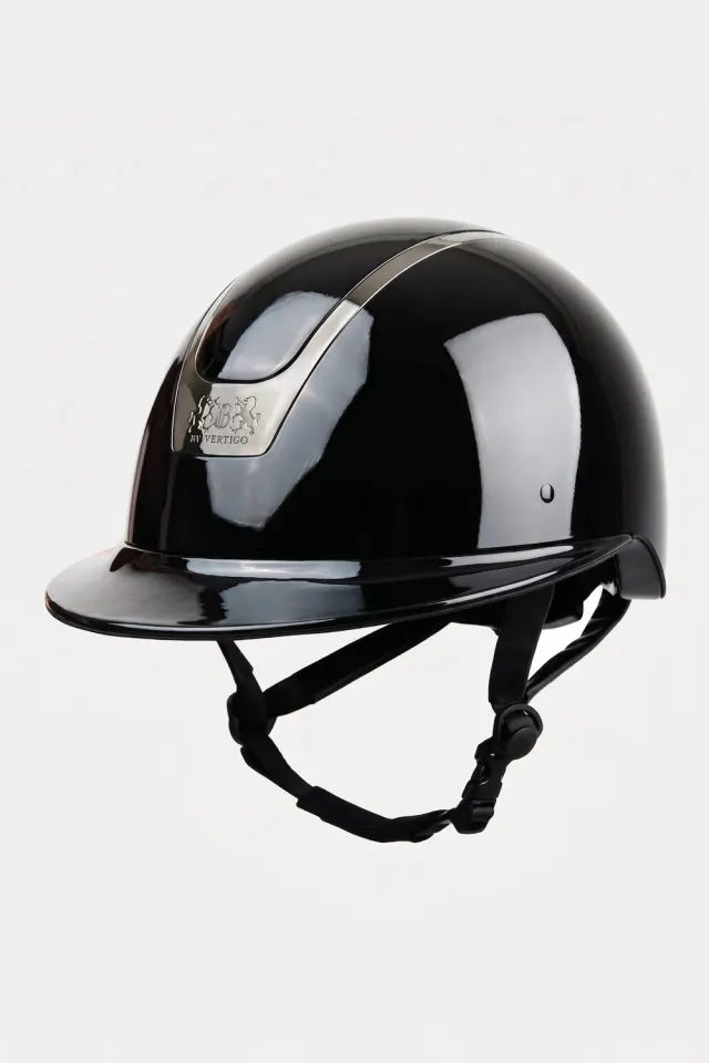 Horze Zenith Gloss cap zwart 52-54 glans