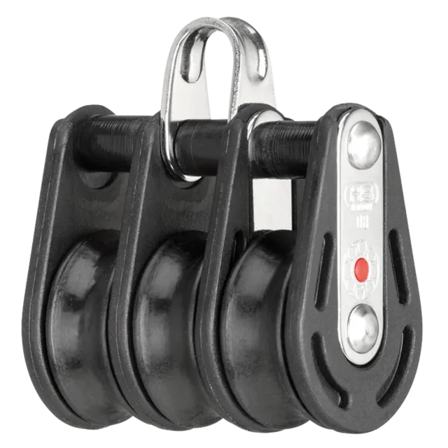 HS Sprenger kogelblok 8 mm 3-schijfs met beugel