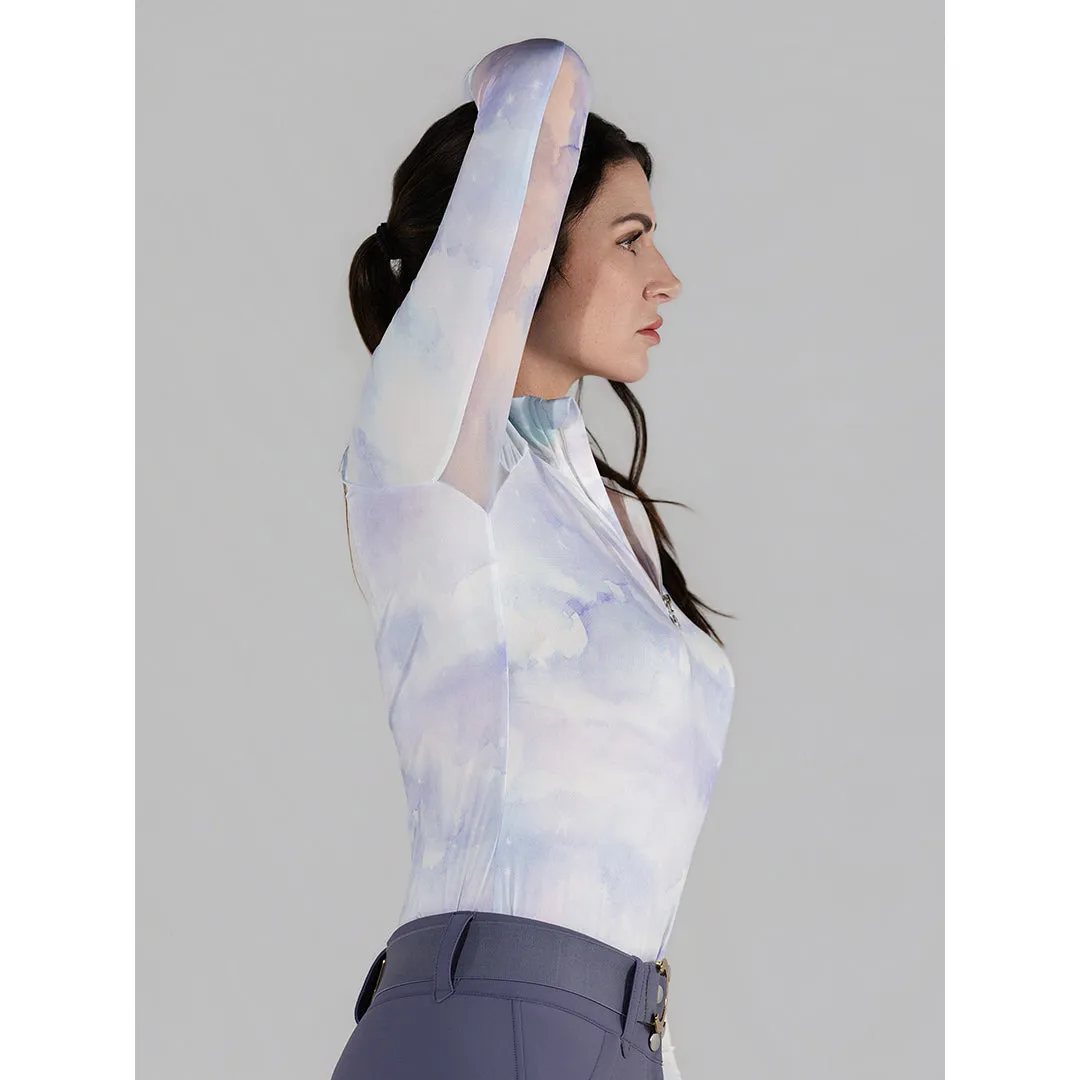 Dapplebay Opalite Skies rijshirt 1/4 zip lange mouw