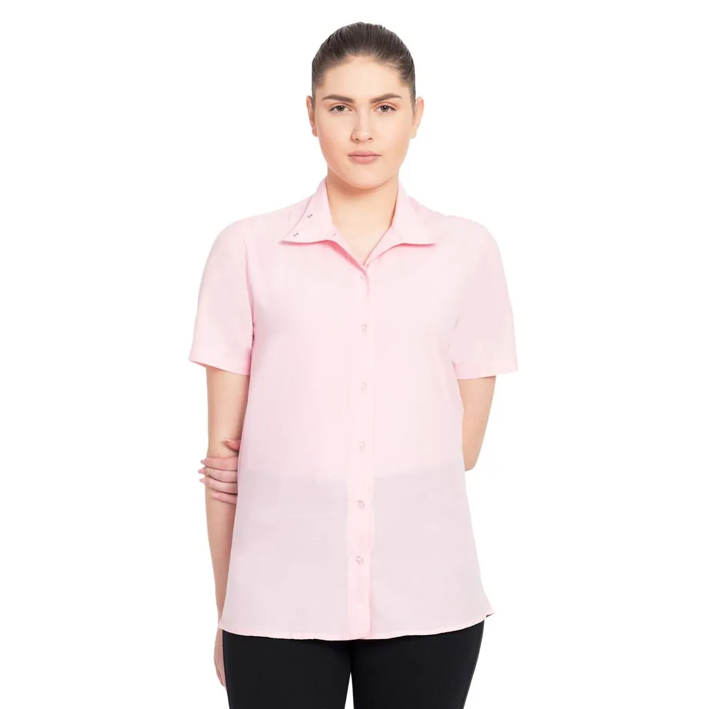 TuffRider Starter dames wedstrijdshirt korte mouw wit