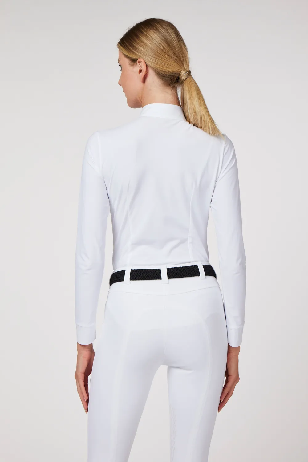 Vestrum Nigata wedstrijdshirt lange mouw dames wit pailletten