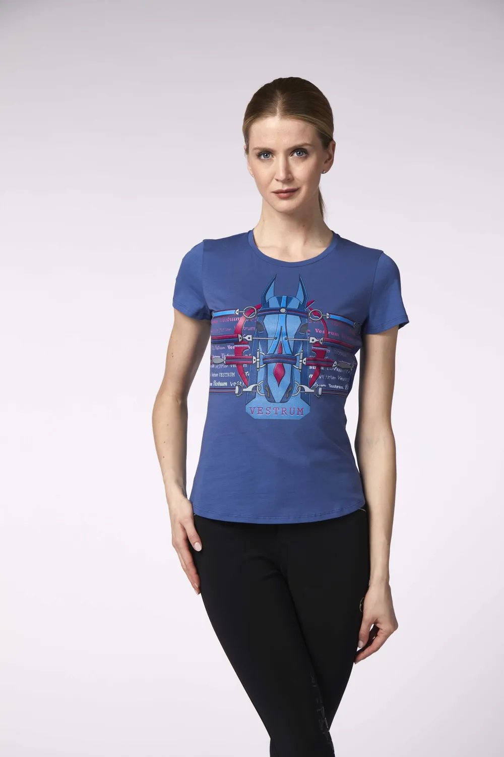 Vestrum Madeira damesshirt katoen stretch met print