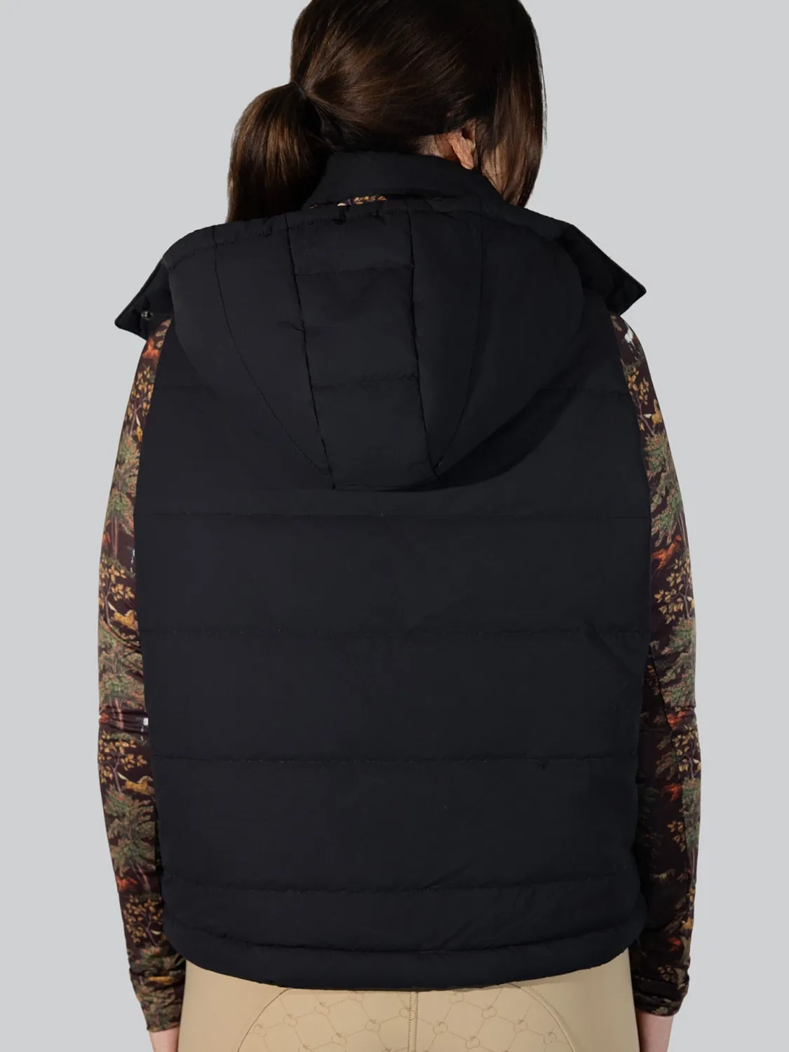 Dapplebay Reversible Puffer bodywarmer zwart omkeerbaar