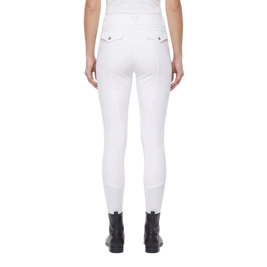 Equine Couture Dalton Tech Nova rijbroek kniegrip wit 30