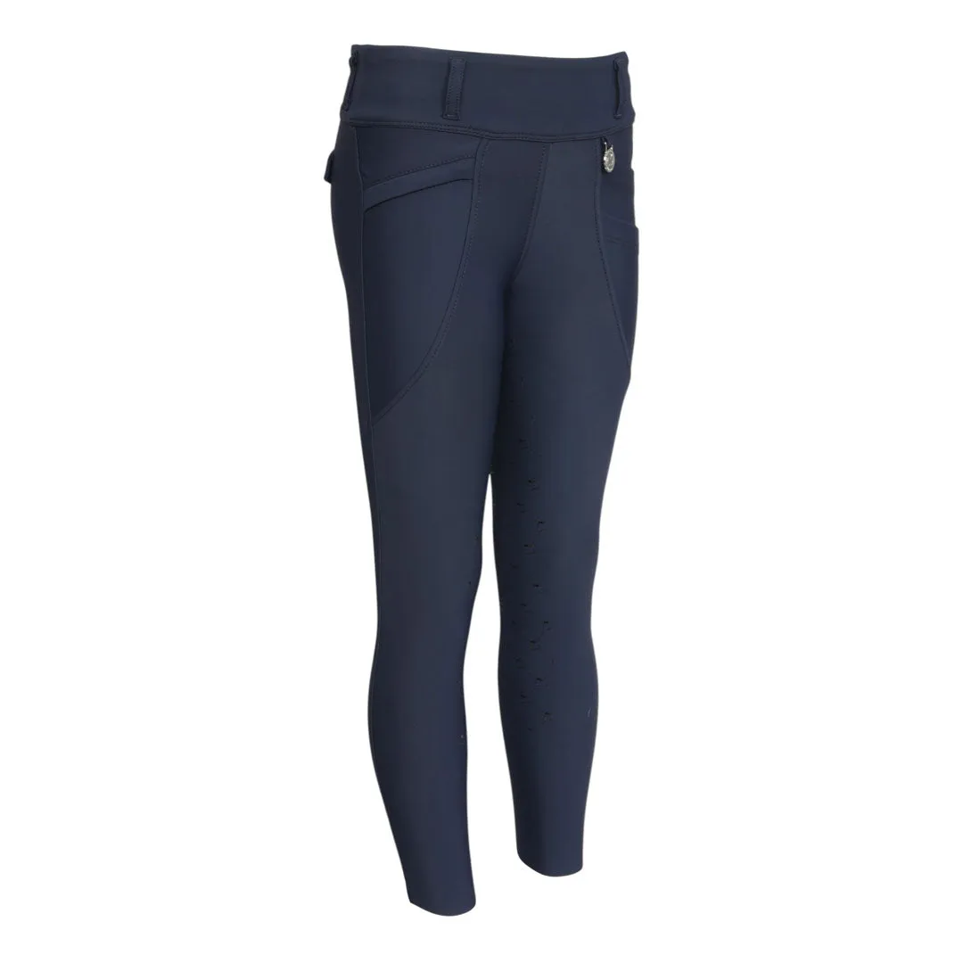 Dapplebay Essential winter rijtights kind navy full seat