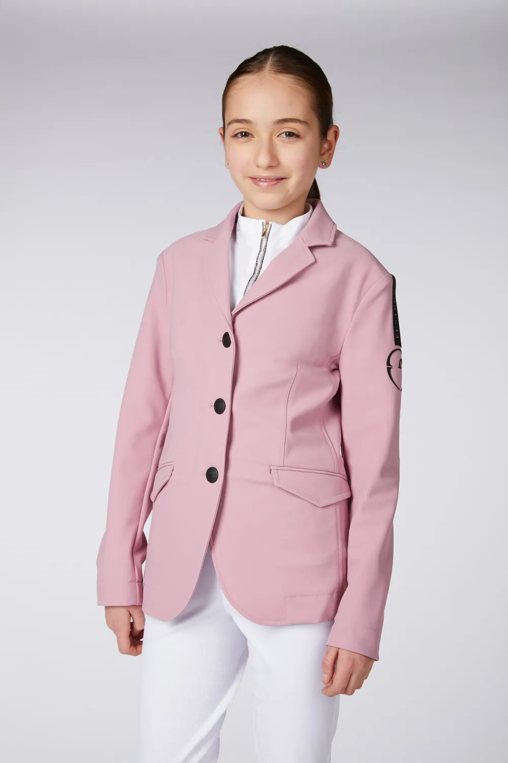 Vestrum Parma meisjes wedstrijdjas mauve zwart