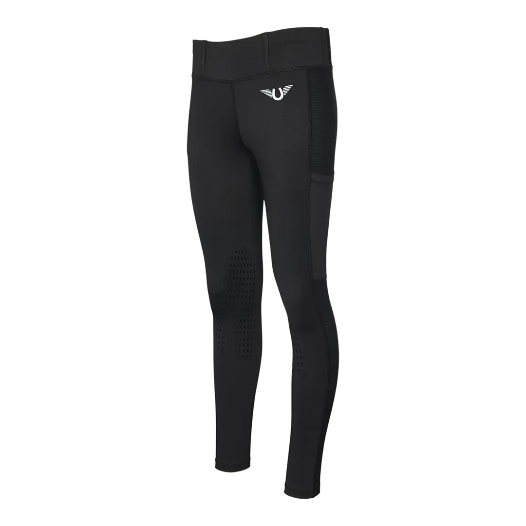 TuffRider Ventilated Sport rijlegging kind zwart ventilerend