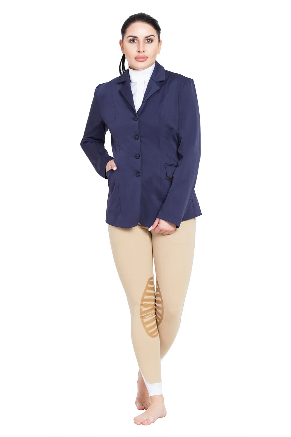 TuffRider Starter Long Show Coat wedstrijdjasje Navy lang