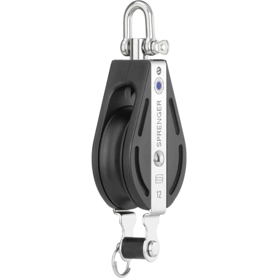Herm Sprenger S-Block 12 mm blok naaldlager met wartel
