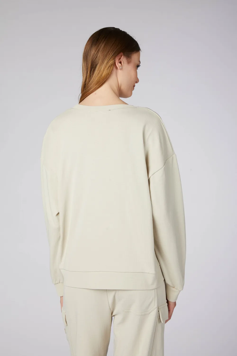 Vestrum Nivelles sweater dames zwart katoen oversized