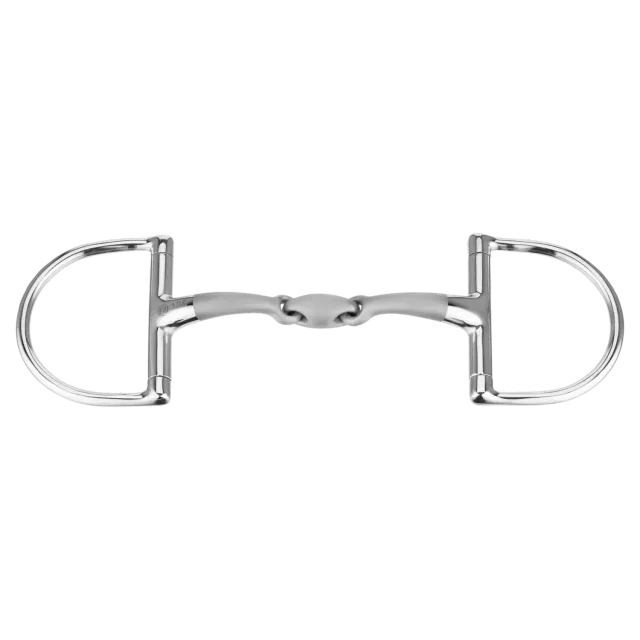 Herm Sprenger Satinox D-Ring bit dubbel gebroken 125mm 14mm