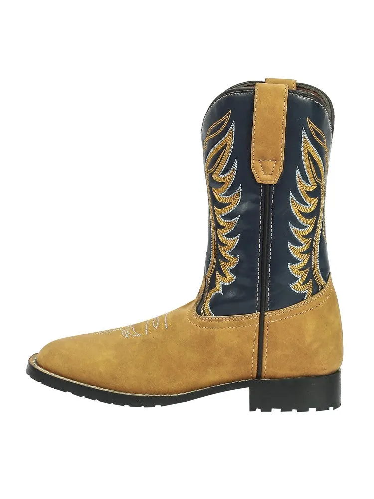 TuffRider Lassen western laarzen kind Tan ronde neus