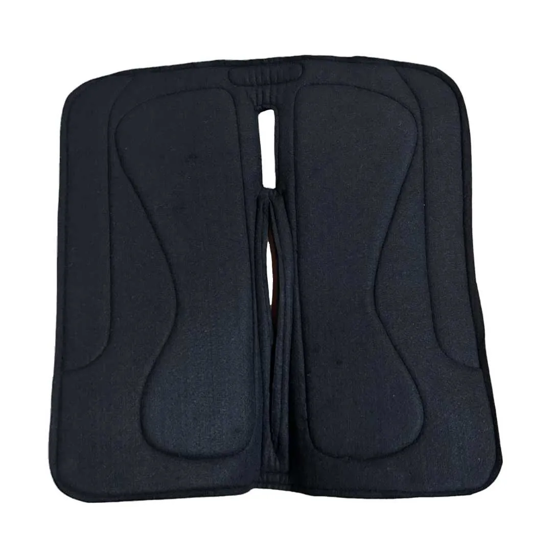 TuffRider Dynamic Ease vilten zadelpad zwart 32x32 3/4 inch